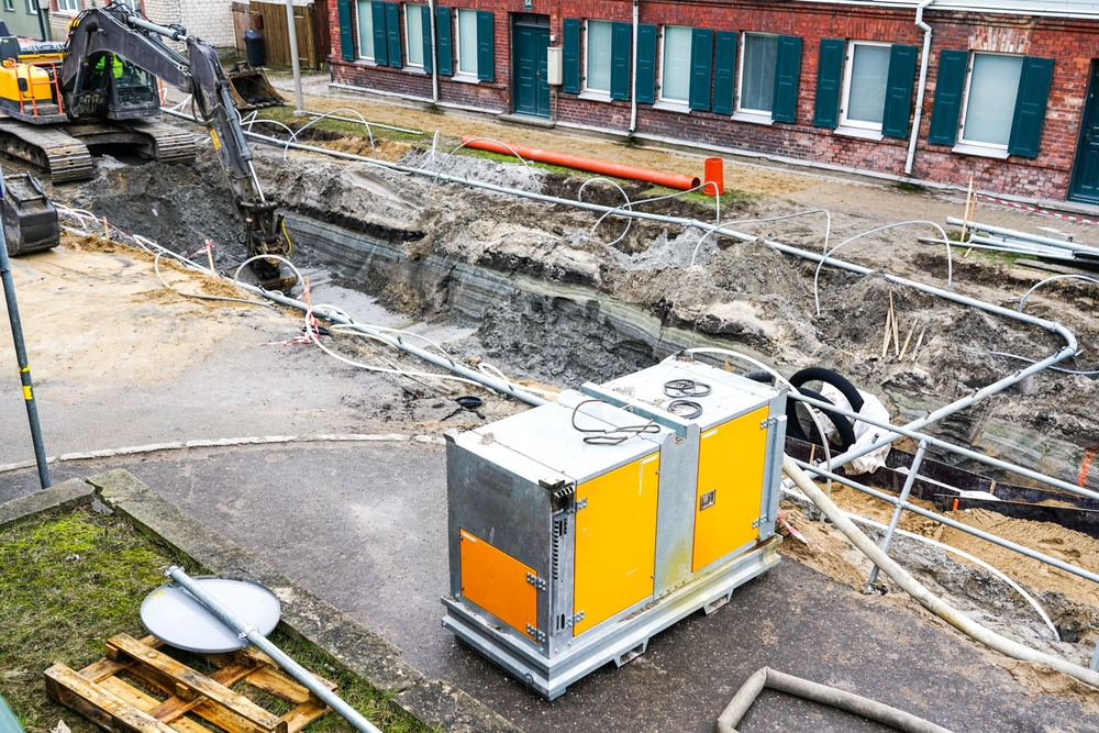 Large,mobile,diesel,powered,water,pump,for,dewatering,of,deep